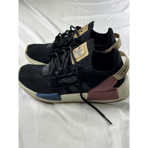 Adidas NMD_R1 V2 Shoes Mens Size 7 Black Tan Boost Casual Sneaker GZ2573 NMD main image 10